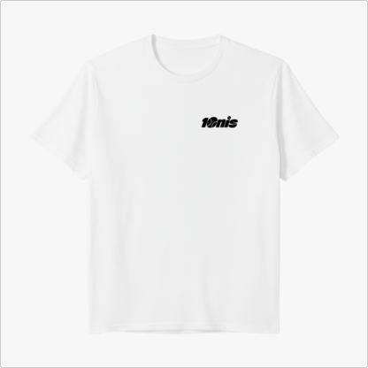 Camisa branca jogador nas costas