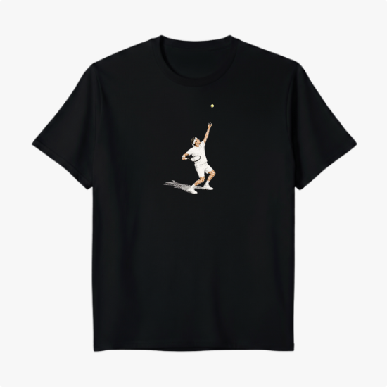 Camiseta 10nis Momentos Federer Sacando
