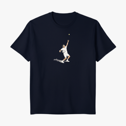 Camiseta 10nis Momentos Federer Sacando